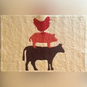 Tag | Other | Farm Fresh Collection Loop Rug Wsilhouetted ...